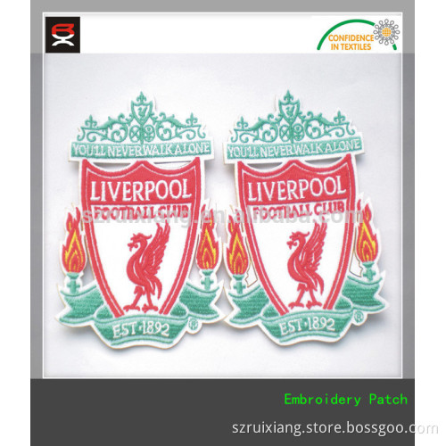 Colorful laser-cutting woven patch embroidery patch